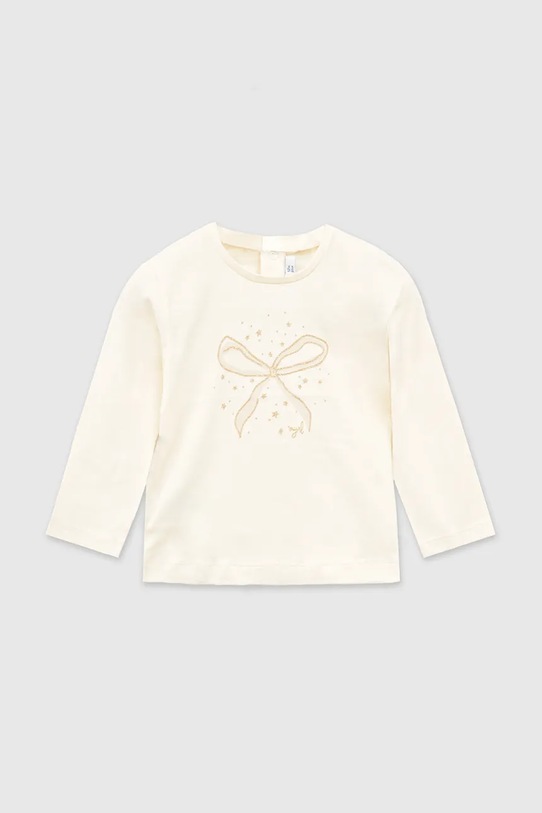 Mayoral longsleeve dziecięcy okrągły beżowy 116.4D.Baby.9BYA