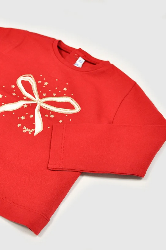 Dziewczynka Mayoral longsleeve dziecięcy 116.4D.Baby.9BYA czerwony