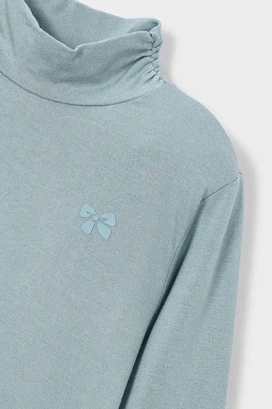 Dziewczynka Mayoral longsleeve 145.6K.Mini.9BYA turkusowy