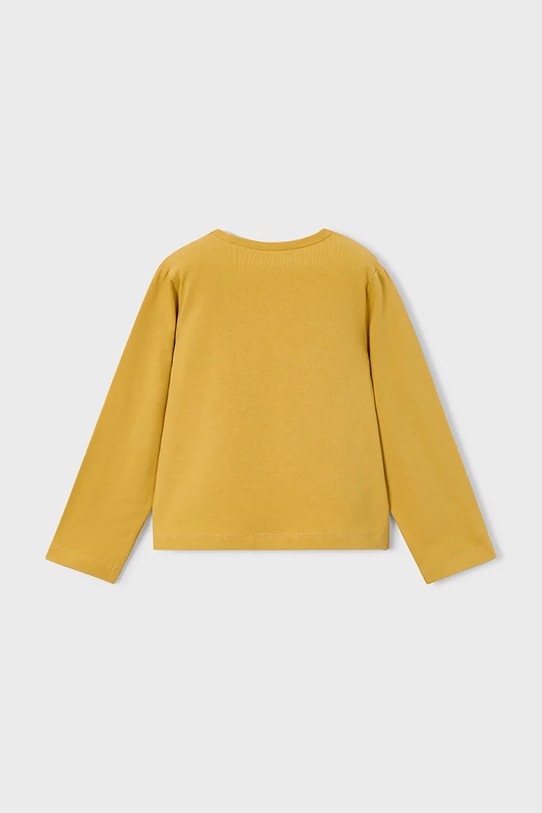 Mayoral longsleeve bawełniany 178.6K.Mini.9BYA żółty AW25