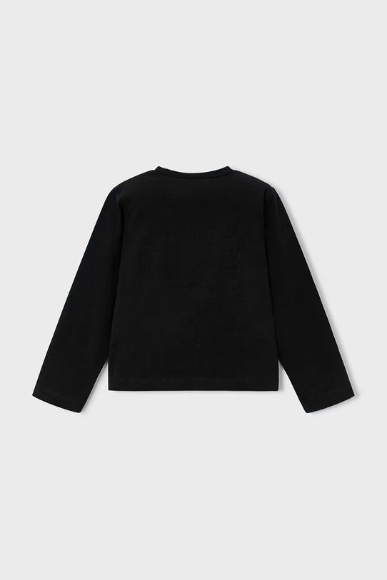Fete Mayoral longsleeve din bumbac 178.6K.Mini.9BYA negru