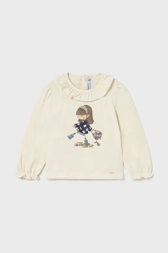 Otroška dolga majica Mayoral Z elastanom modra 2076.4C.Baby.9BYA