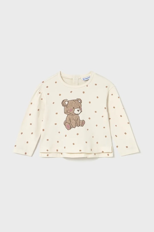 Mayoral longsleeve z elastanem beżowy 2077.4F.Baby.9BYA
