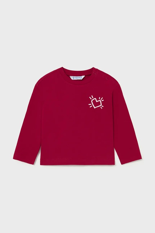 Mayoral longsleeve bebeluși print rosu 2079.4H.Baby.9BYA