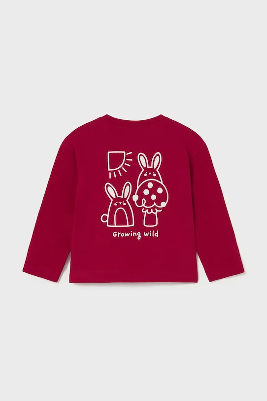 Kojenecké tričko s dlouhým rukávem Mayoral 2079.4H.Baby.9BYA červená AW25