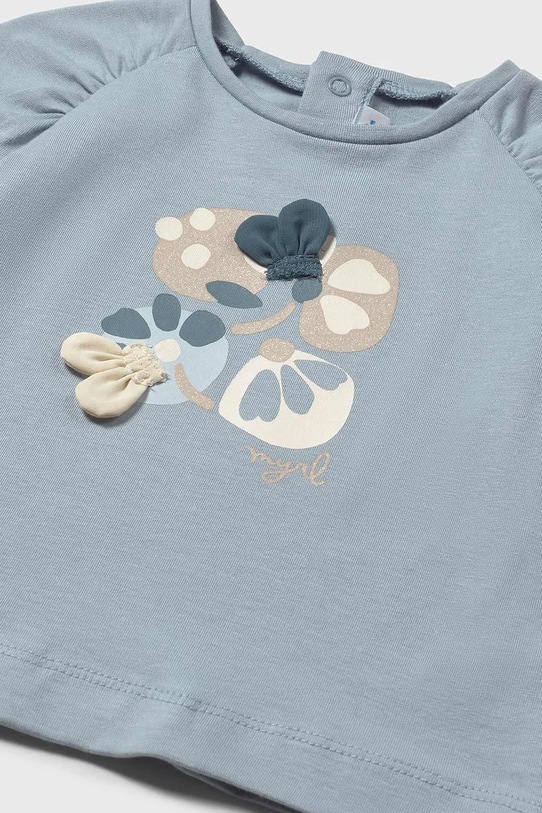 Dziewczynka Mayoral longsleeve 2081.4L.Baby.9BYA niebieski