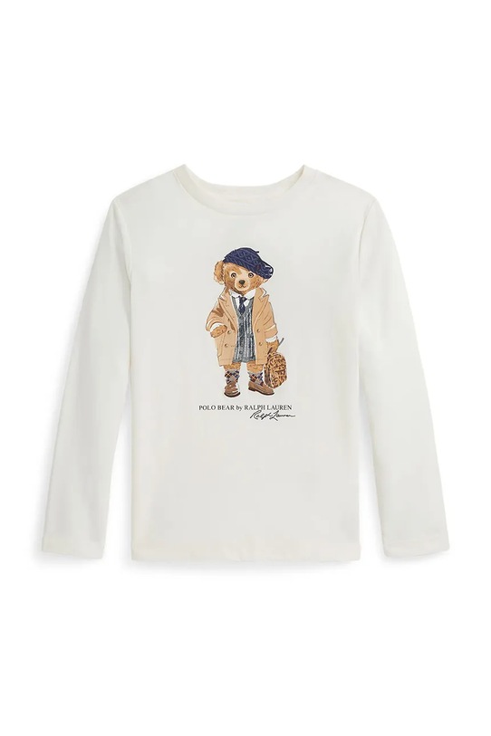 Majica dugih rukava Polo Ralph Lauren print bijela 312979034001