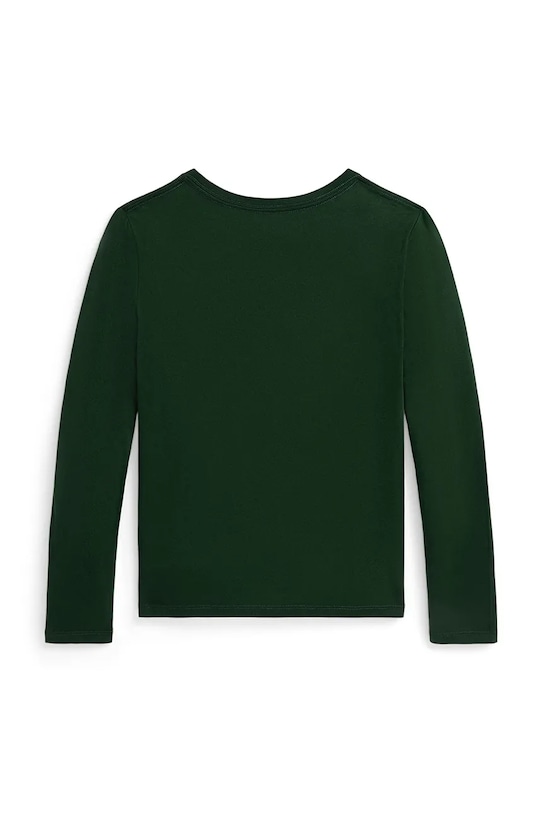 Polo Ralph Lauren longsleeve bawełniany dziecięcy 313P00435500 zielony AW25