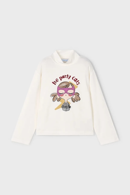 Mayoral longsleeve półgolf beżowy 4002.6H.Mini.9BYA