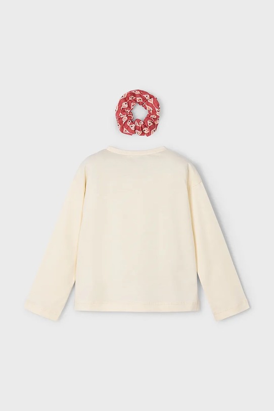 Dziewczynka Mayoral longsleeve bawełniany 4006.6E.Mini.9BYA czerwony