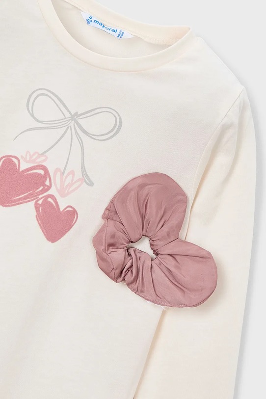Fete Mayoral longsleeve din bumbac 4008.6F.Mini.9BYA roz