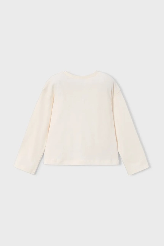 Dziewczynka Mayoral longsleeve bawełniany 4009.6J.Mini.9BYA turkusowy