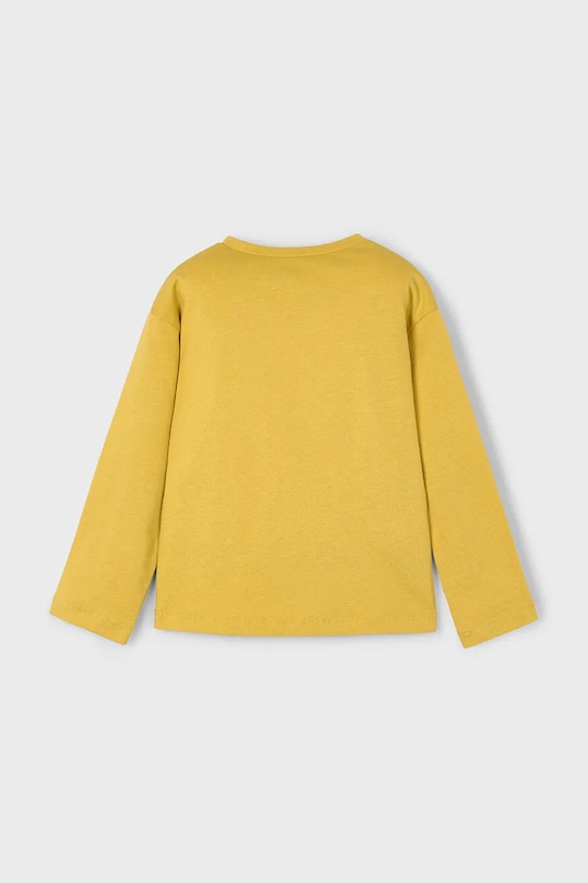 Mayoral longsleeve din bumbac 4010.6J.Mini.9BYA galben AW25