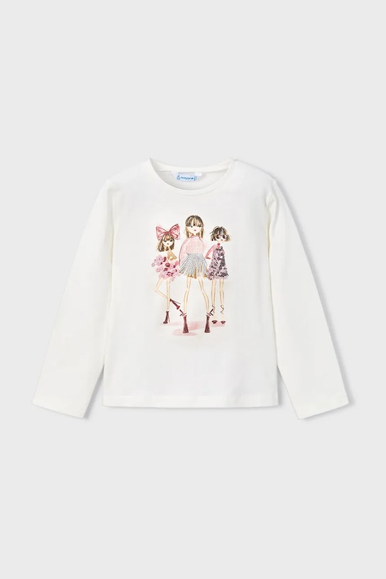 Mayoral longsleeve z elastanem beżowy 4011.6L.Mini.9BYA