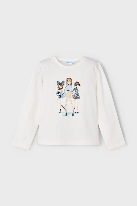 Mayoral longsleeve z elastanem niebieski 4011.6L.Mini.9BYA