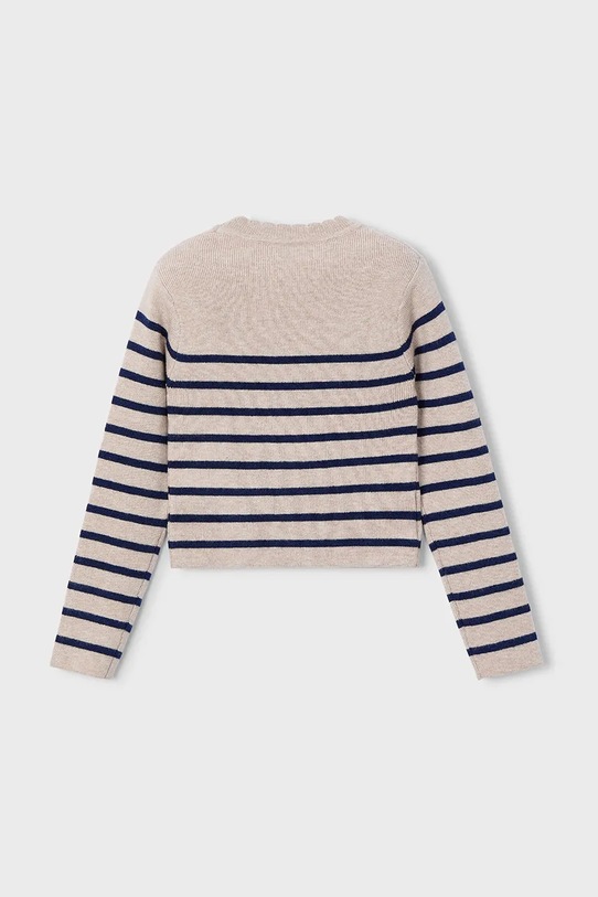 Mayoral sweter bawełniany 4014.6F.Mini.9BYA brązowy AW25