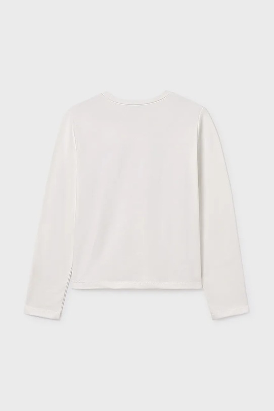 Dziewczynka Mayoral longsleeve dziecięcy 7017.8B.Junior.9BYA biały