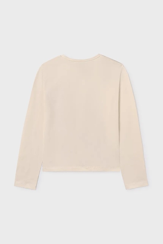 Mayoral longsleeve dziecięcy 7017.8B.Junior.9BYA beżowy AW25