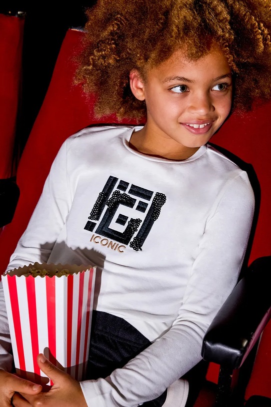 Mayoral longsleeve dziecięcy 7018.8B.Junior.9BYA biały