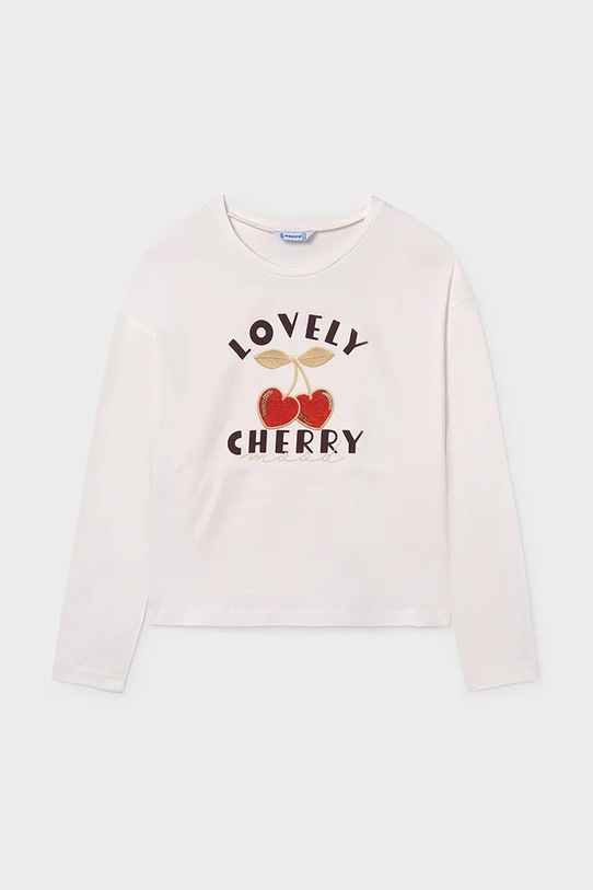 Бавовняний лонгслів Mayoral 7021.8E.Junior.9BYA бежевий AW25