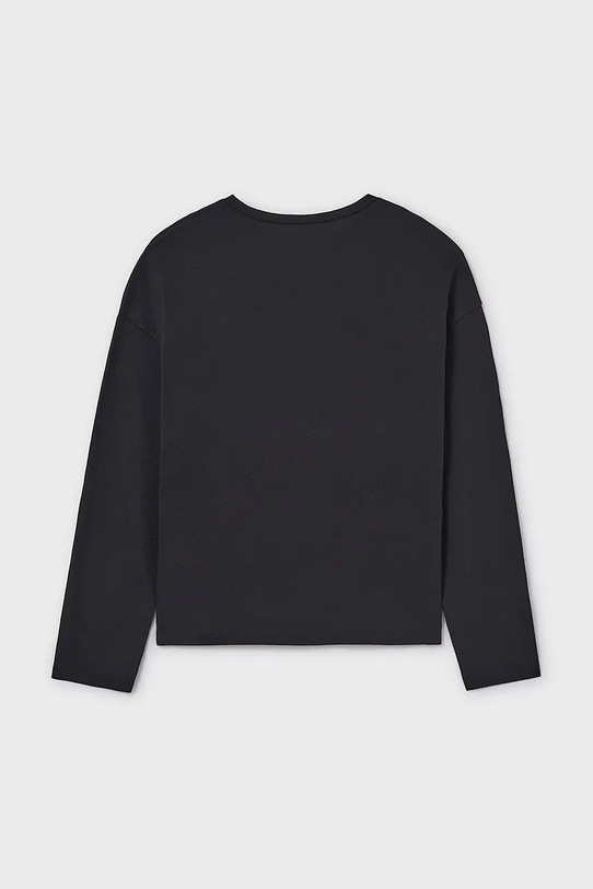 Dziewczynka Mayoral longsleeve bawełniany 7021.8E.Junior.9BYA czarny