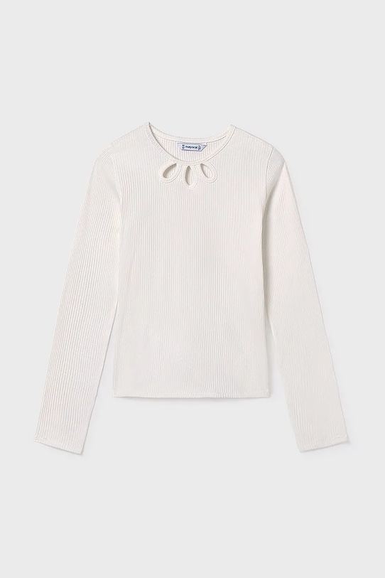 Mayoral longsleeve 7022.8F.Junior.9BYA biały AW25