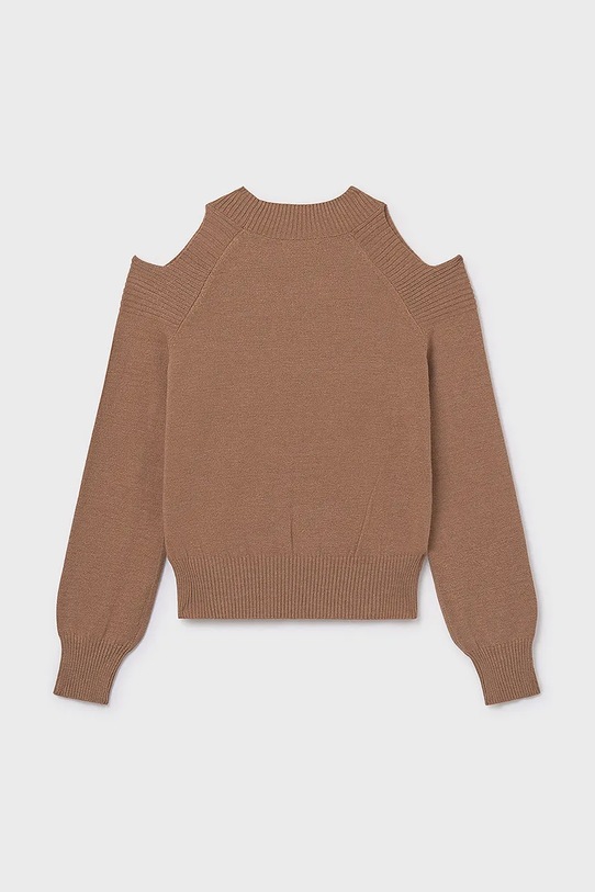 Dziewczynka Mayoral sweter 7312.8C.Junior.9BYA brązowy