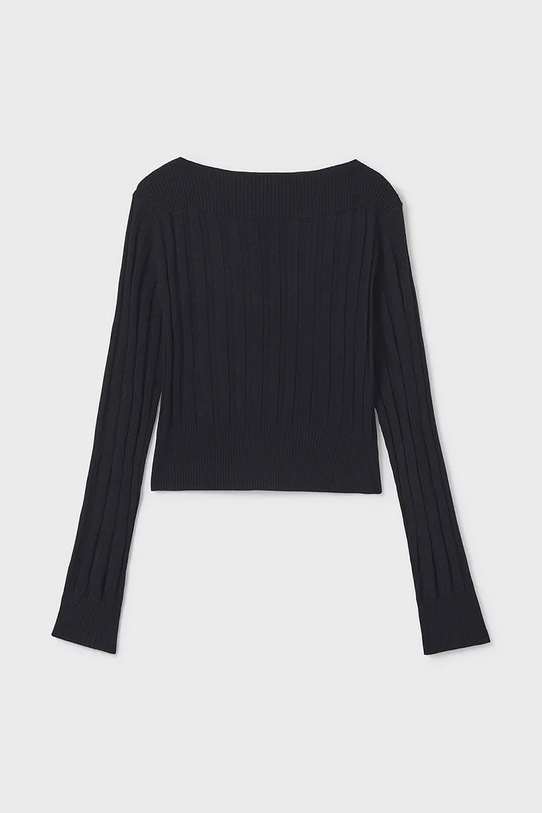 Mayoral sweter okrągły czarny 7313.8E.Junior.9BYA