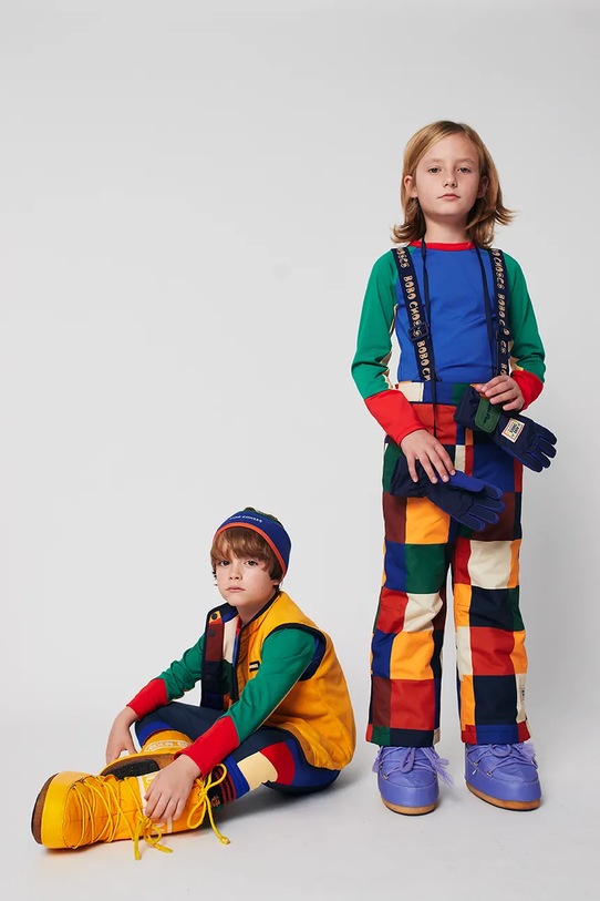 Detské tričko s dlhým rukávom Bobo Choses Color Block 225AC027