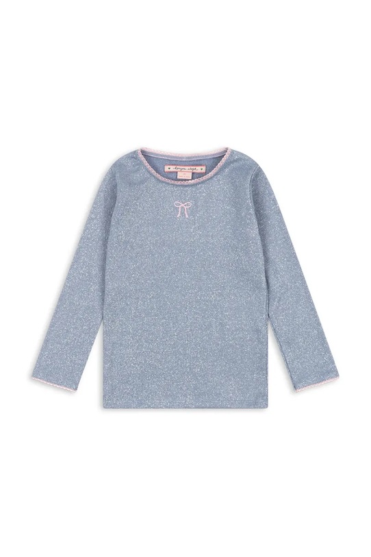Дитячий лонгслів Konges Sløjd ROLI BLOUSE бавовна фіолетовий KS103967.9BYA