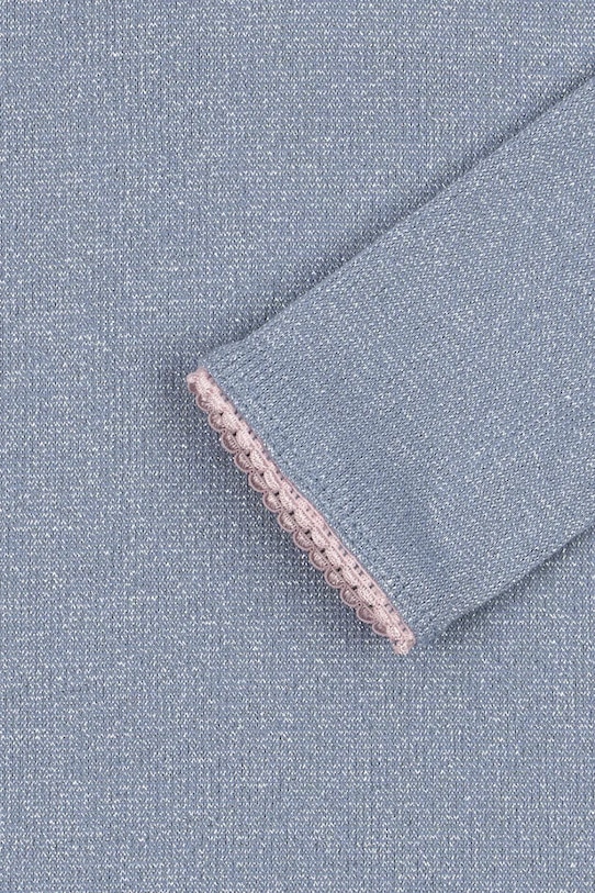 Детска блуза с дълги ръкави Konges Sløjd ROLI BLOUSE виолетов KS103967.9BYA