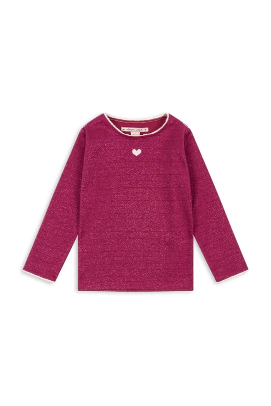 Детский лонгслив Konges Sløjd ROLI BLOUSE хлопок бордо KS103967.9BYA
