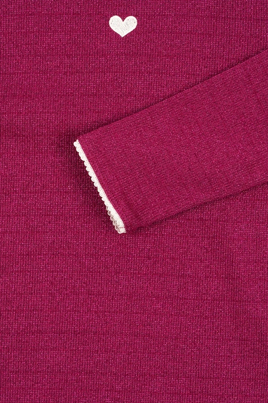 Konges Sløjd gyerek hosszúujjú ROLI BLOUSE burgundia KS103967.9BYA