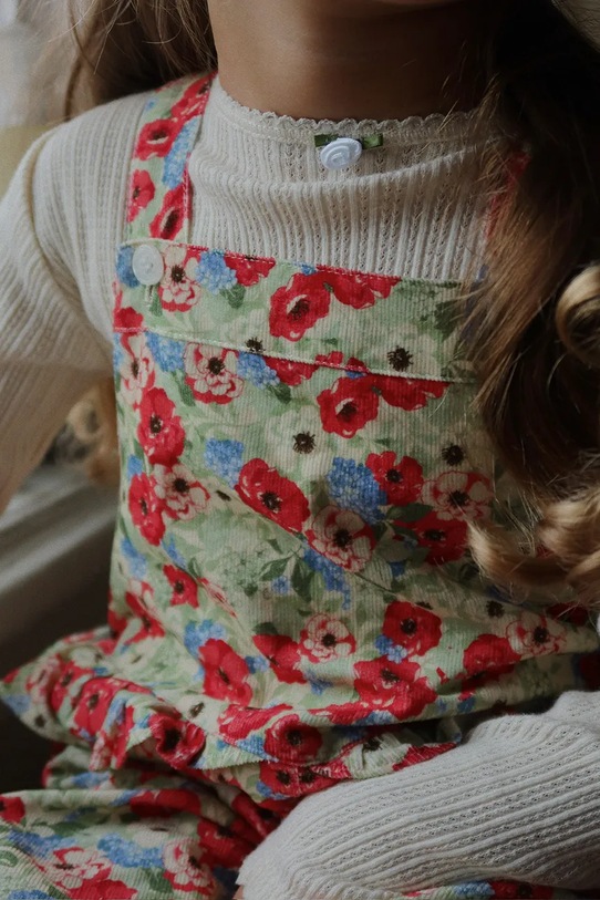 Παιδικό βαμβακερό μακρυμάνικο Konges Sløjd PAPIN BLOUSE GOTS KS103957.9BYA