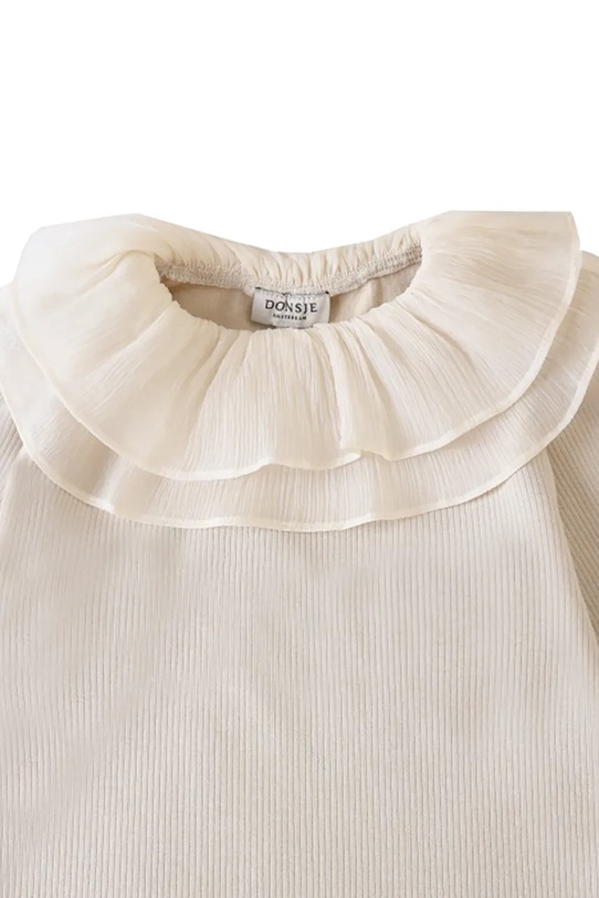 Παιδικό μακρυμάνικο Donsje Florentien Top μπεζ 4105400