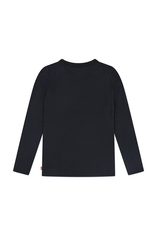 Levi's longsleeve bawełniany dziecięcy LS BATWING FILL 3EN576 czarny AW25