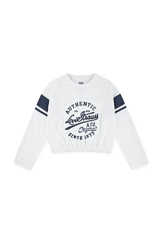 Levi's longsleeve dziecięcy VARSITY LS TEE pozostałe biały 4EN503