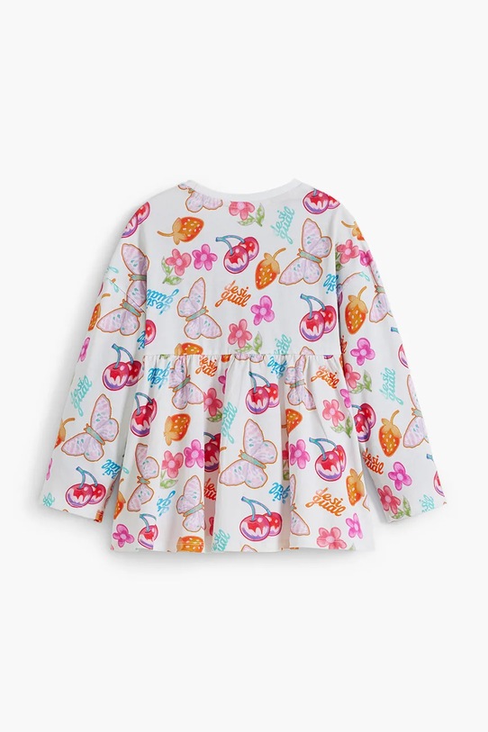 Dziewczynka Desigual longsleeve bawełniany dziecięcy 25WGTK03 biały