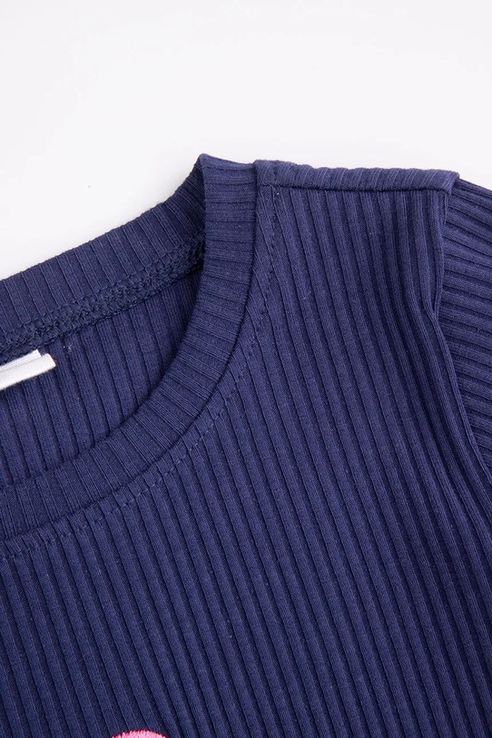 Dziewczynka Coccodrillo longsleeve dziecięcy ZC5143101AGK granatowy