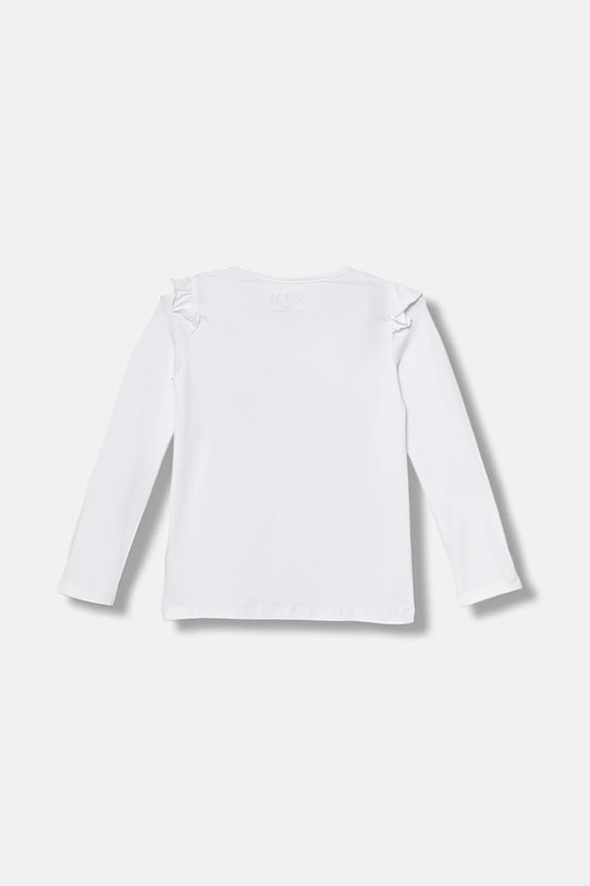 Tričko s dlhým rukávom pre bábätká Guess A5BI01.J1314.9BYA biela AW25