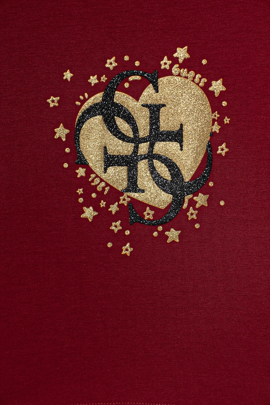 Fete Guess longsleeve bebeluși A5BI01.J1314.9BYA burgundia