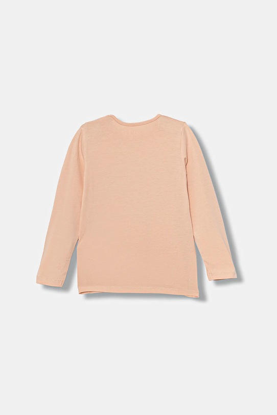 Guess longsleeve niemowlęcy A5BI02.J1314.9BYA pomarańczowy AW25