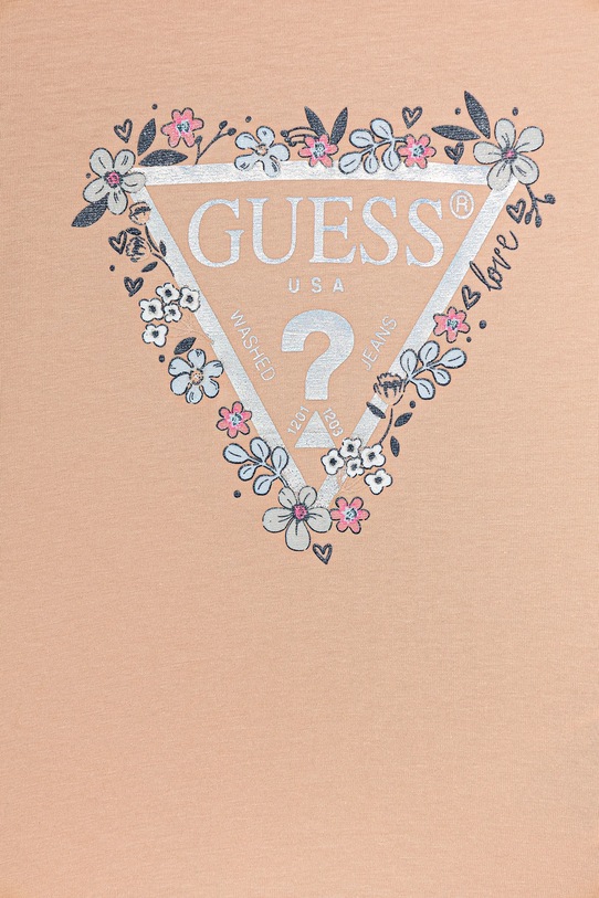 Dziewczynka Guess longsleeve niemowlęcy A5BI02.J1314.9BYA pomarańczowy