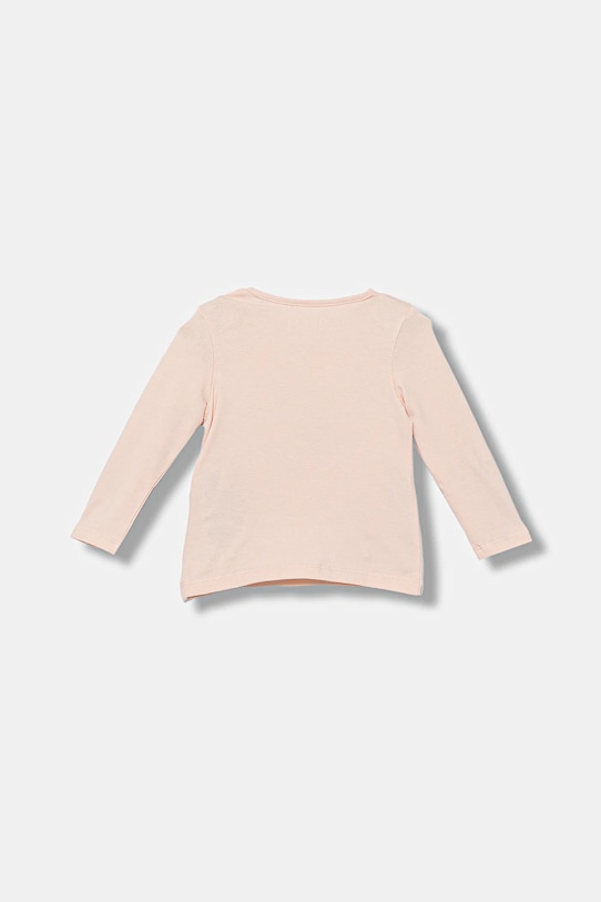 Guess longsleeve niemowlęcy A5BI03.J1314.9BYA różowy AW25