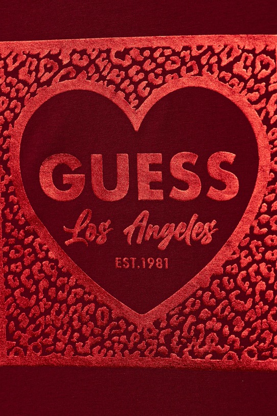 Dziewczynka Guess longsleeve dziecięcy J5BI01.J1314.9BYA bordowy