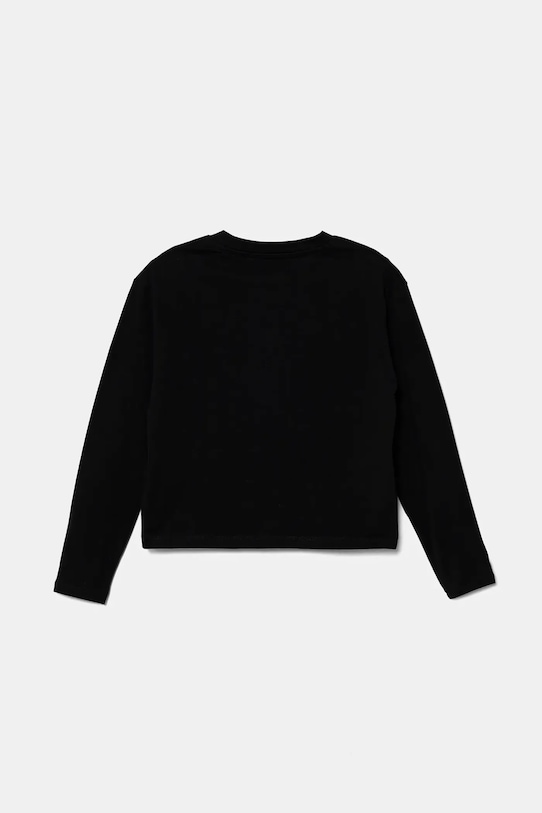 Guess longsleeve dziecięcy J5BI06.J1314.9BYA czarny AW25