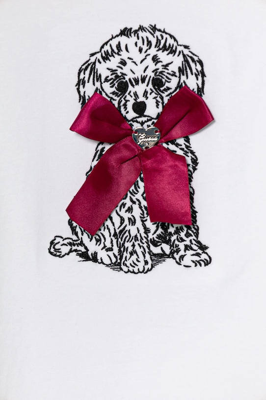 Dievča Detské tričko s dlhým rukávom Guess J5BI09.J1314.9BYA biela