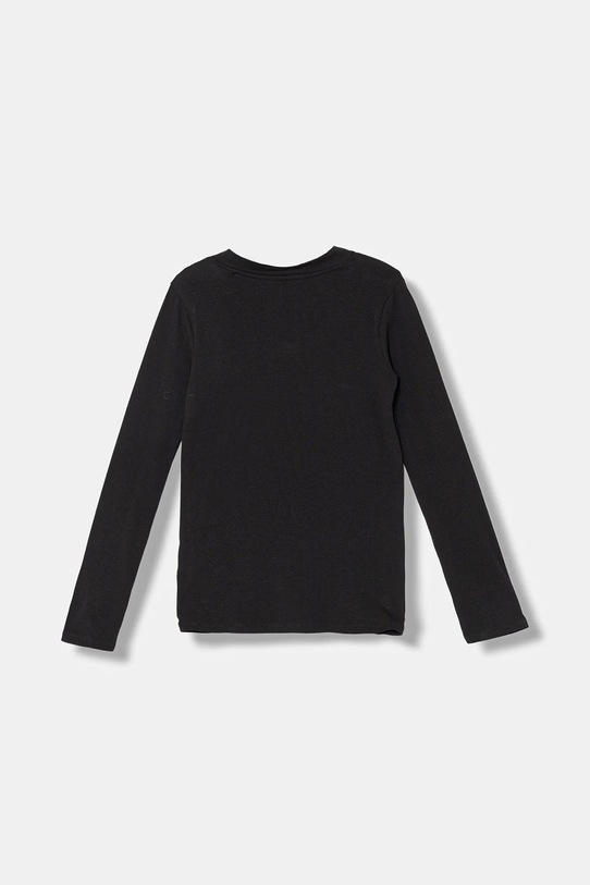 Detské tričko s dlhým rukávom Guess J5BI14.J1314.9BYA čierna AW25