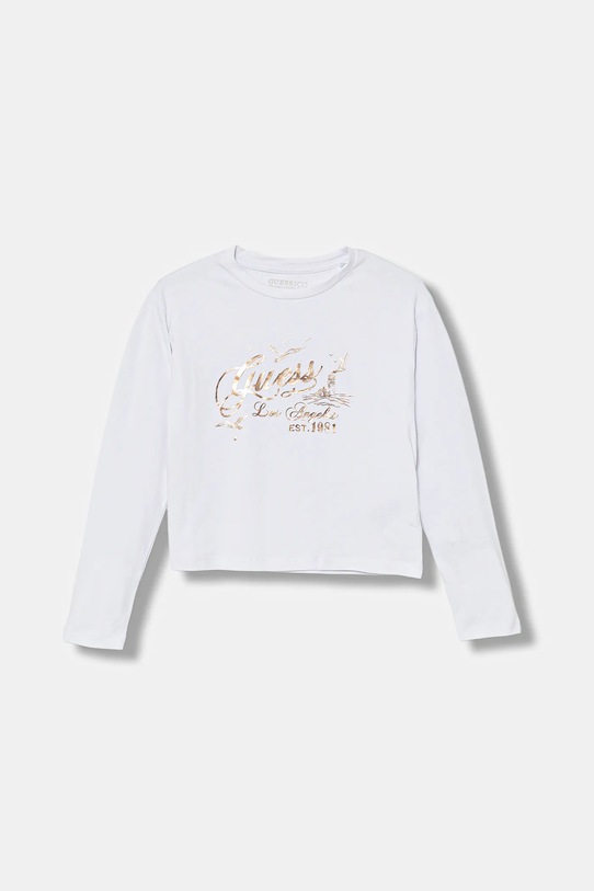 Guess longsleeve copii print alb J5BI18.J1314.9BYA
