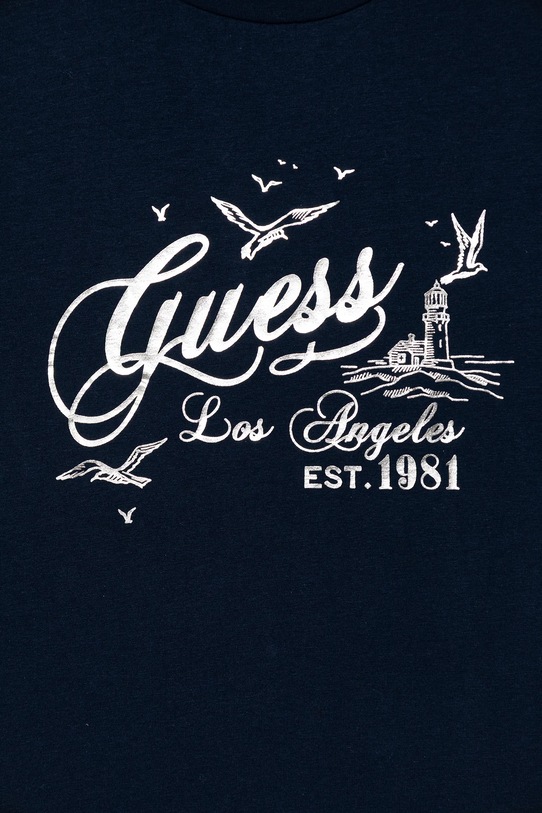 Dziewczynka Guess longsleeve dziecięcy J5BI18.J1314.9BYA granatowy